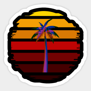 VHS sunset Sticker